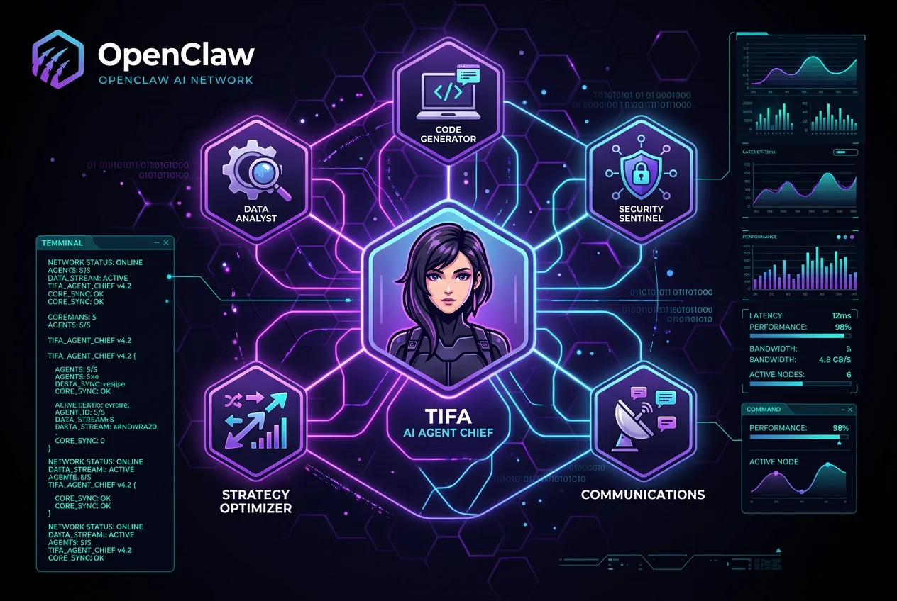 【教程】从一个蒂法到六个伙伴：OpenClaw多Agent系统搭建踩坑实录
